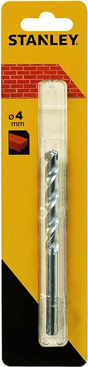 Stanley Steen-/Metselwerkboor 4mm x 75mm