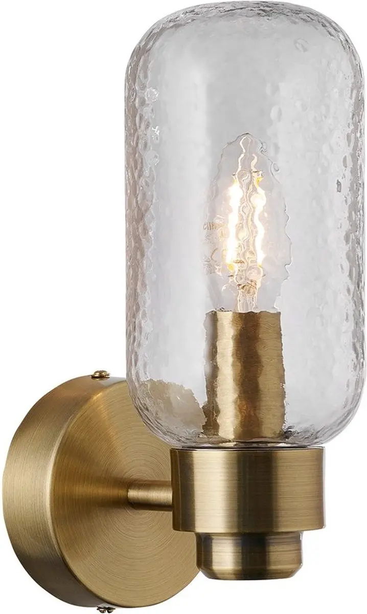 Nordlux Tutan Wandlamp E14 - 40W - Messing