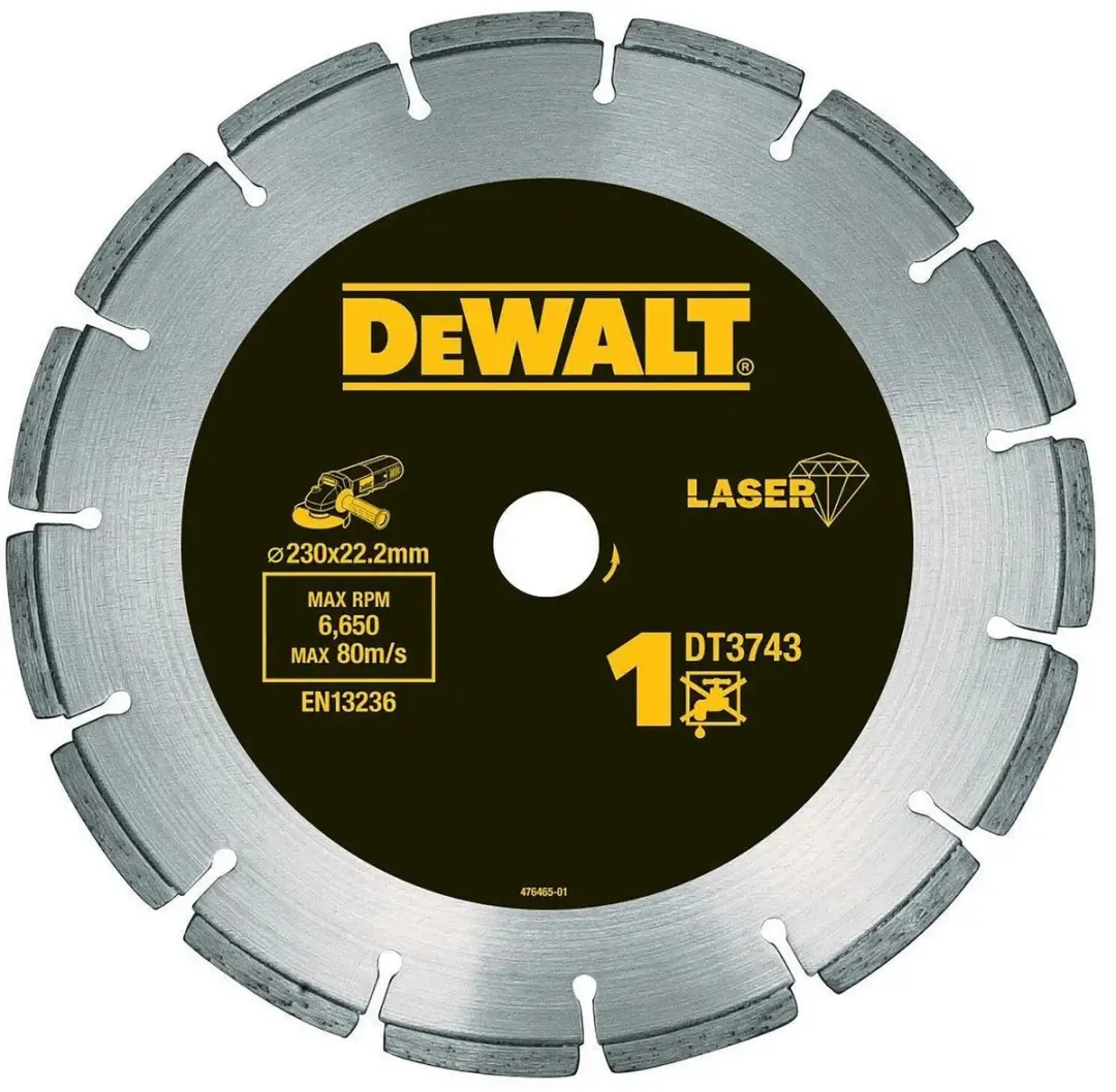 DeWalt DT3743 Diamantschijf Gesegmenteerd 230x22,23mm