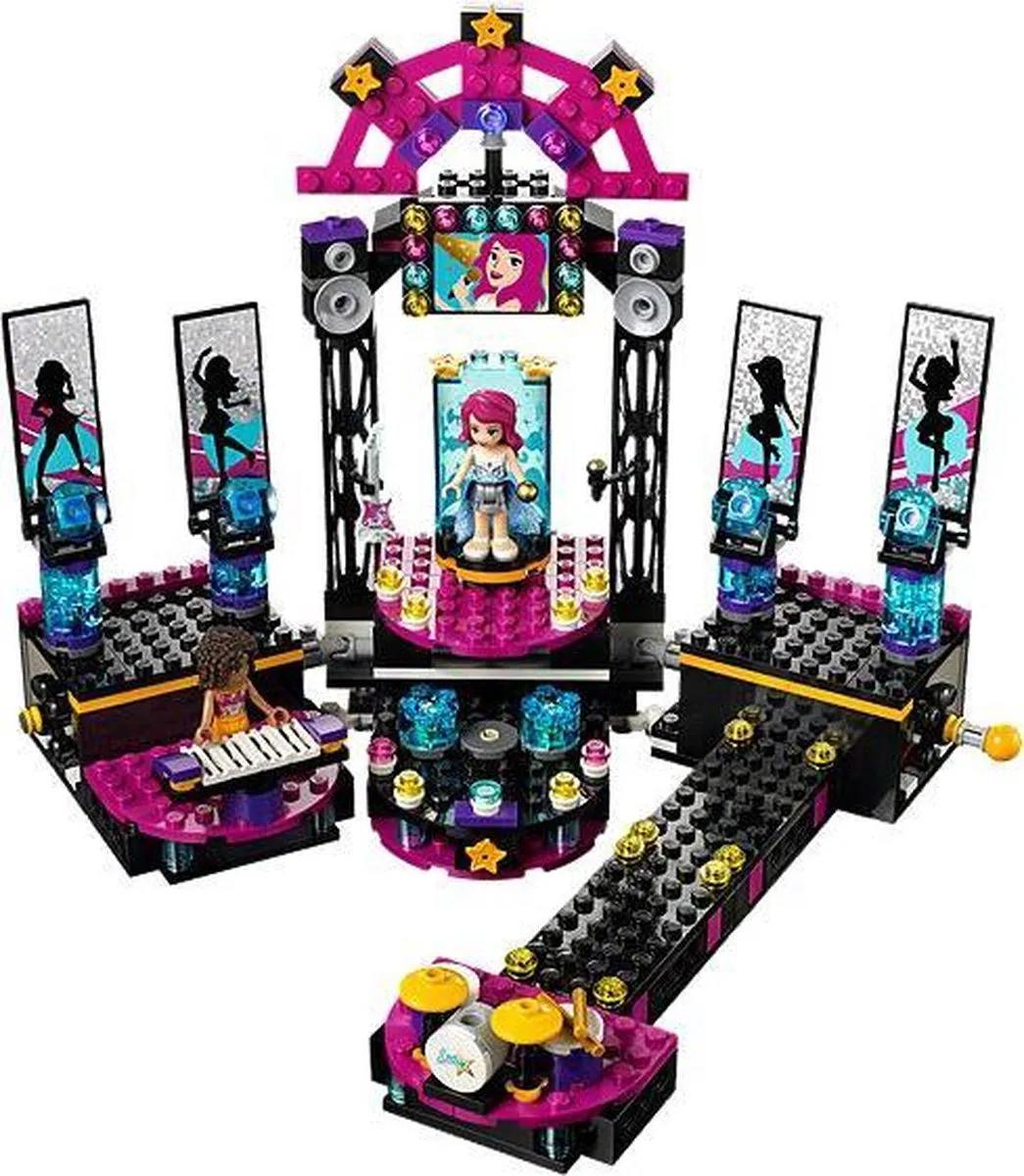 LEGO Friends Popster Podium 41105 - 446 Stukken - 2 Minifiguren - Paars - afbeelding 3 van 6