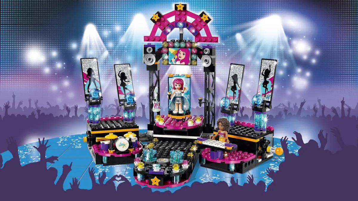 LEGO Friends Popster Podium 41105 - 446 Stukken - 2 Minifiguren - Paars - afbeelding 4 van 6