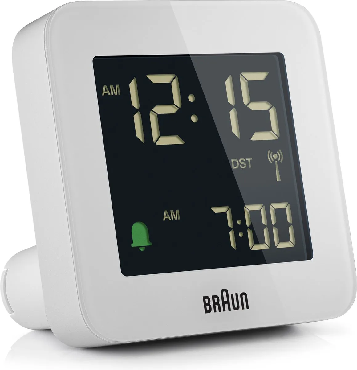 Braun BC09W-DCF Wekker - Radiogestuurd - Wit