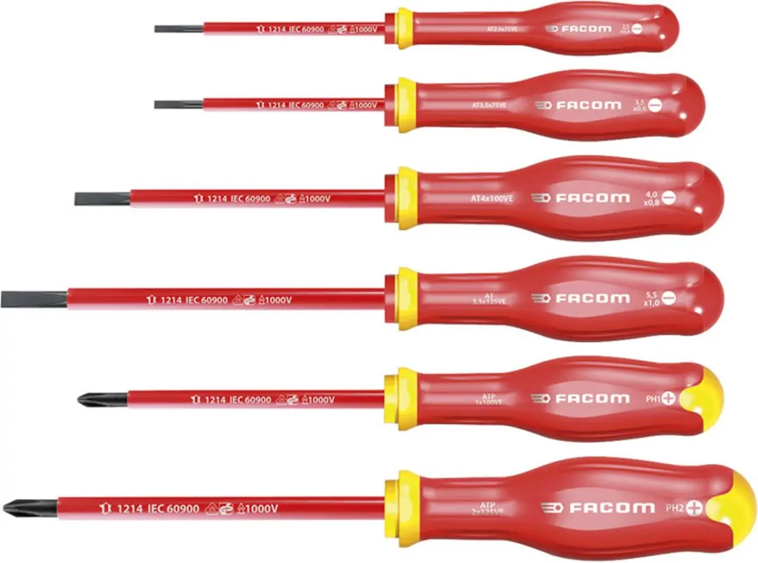 FACOM ATPVE.J6PB Set 1000V Schroevendraaiers