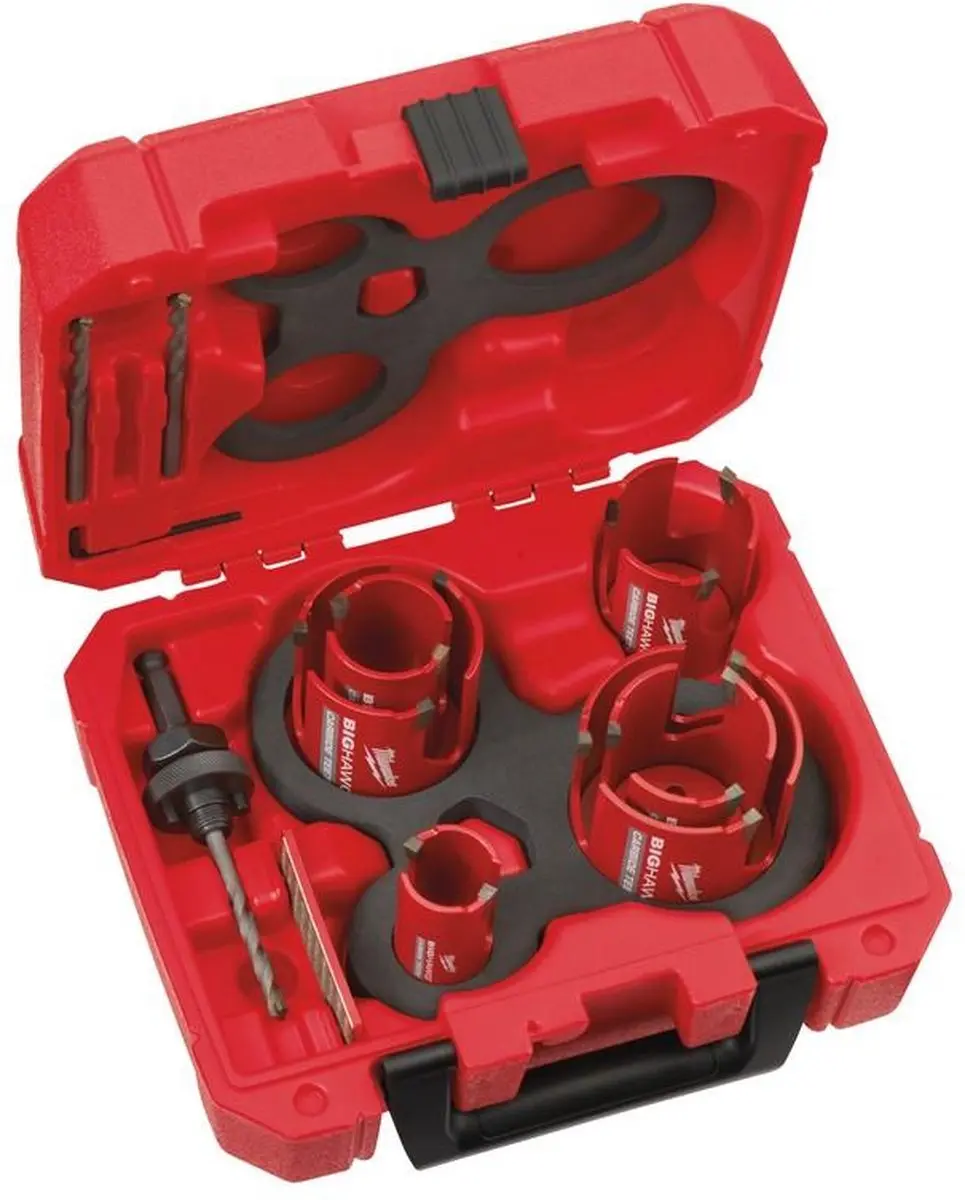 Milwaukee Big Hawg Gatzaagset 10-delig