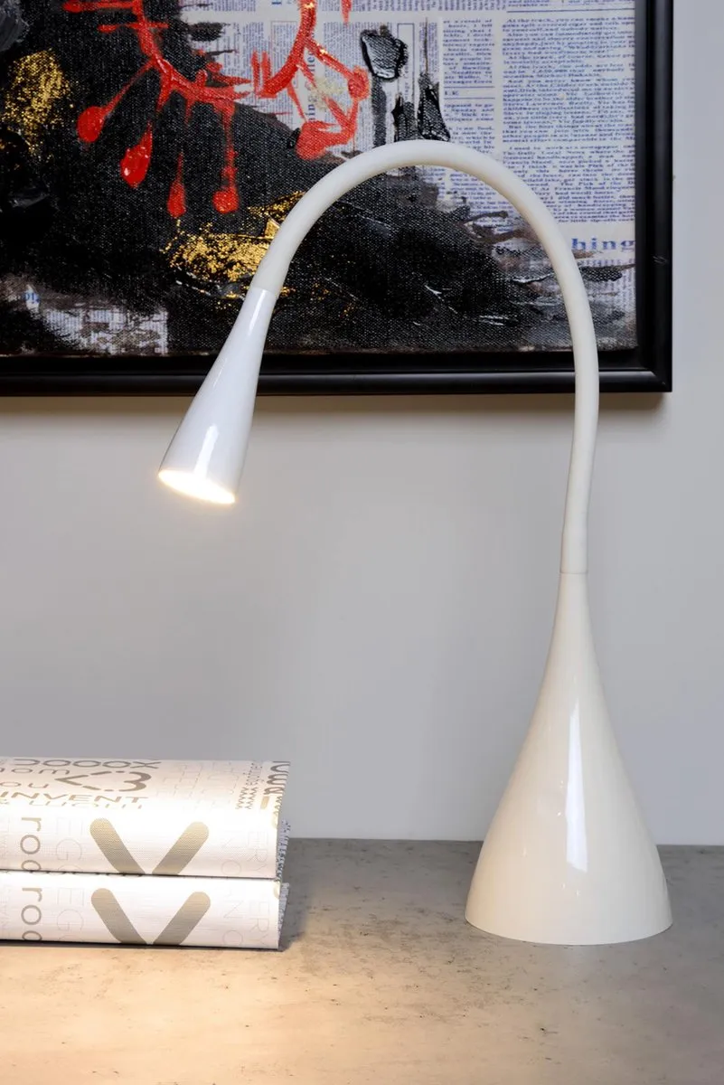 Lucide ZOZY Bureaulamp LED 4W 3000K - Wit