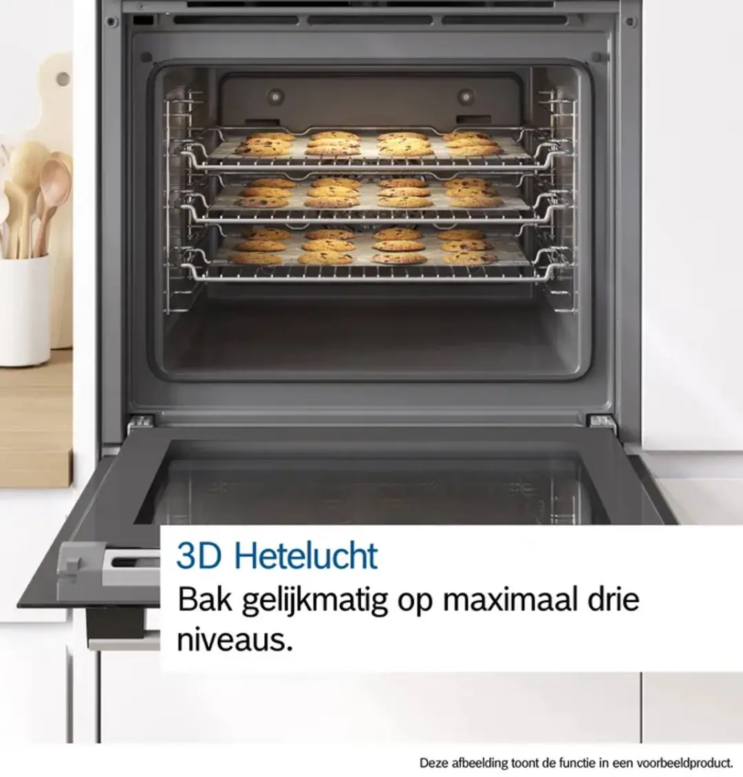 Bosch Serie 4 HQA534EB3 Oven - 71L - 3400W - Zwart