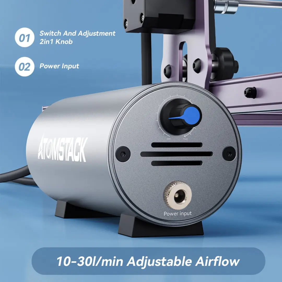 ATOMSTACK Air Assist Set - Lasergraveermachine Accessoires - afbeelding 6 van 6