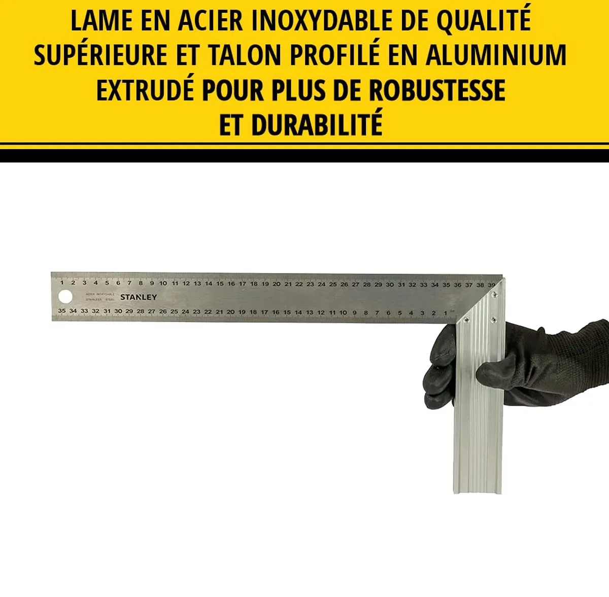 Stanley Winkelhaak 400x200mm Grijs