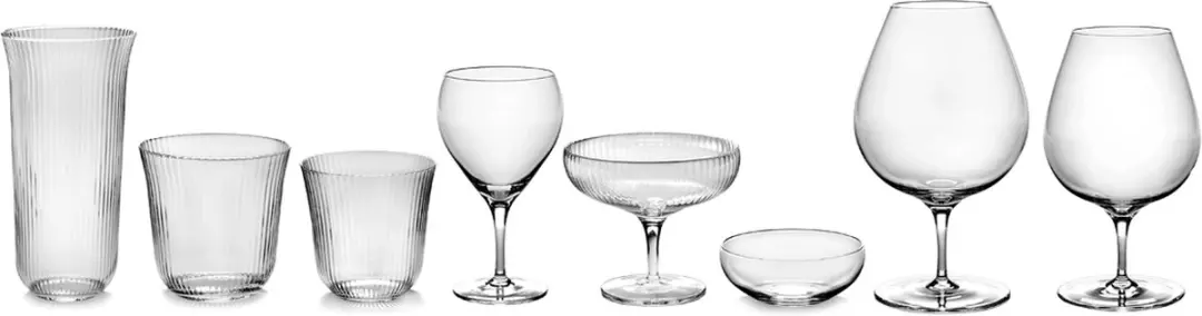 Serax Sergio Herman Universeel Glas 10cl - 4 Stuks