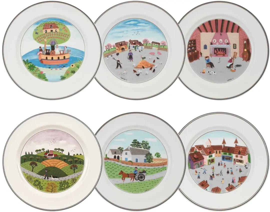 Villeroy & Boch Design Naif Speiseteller Set 6 Stuks