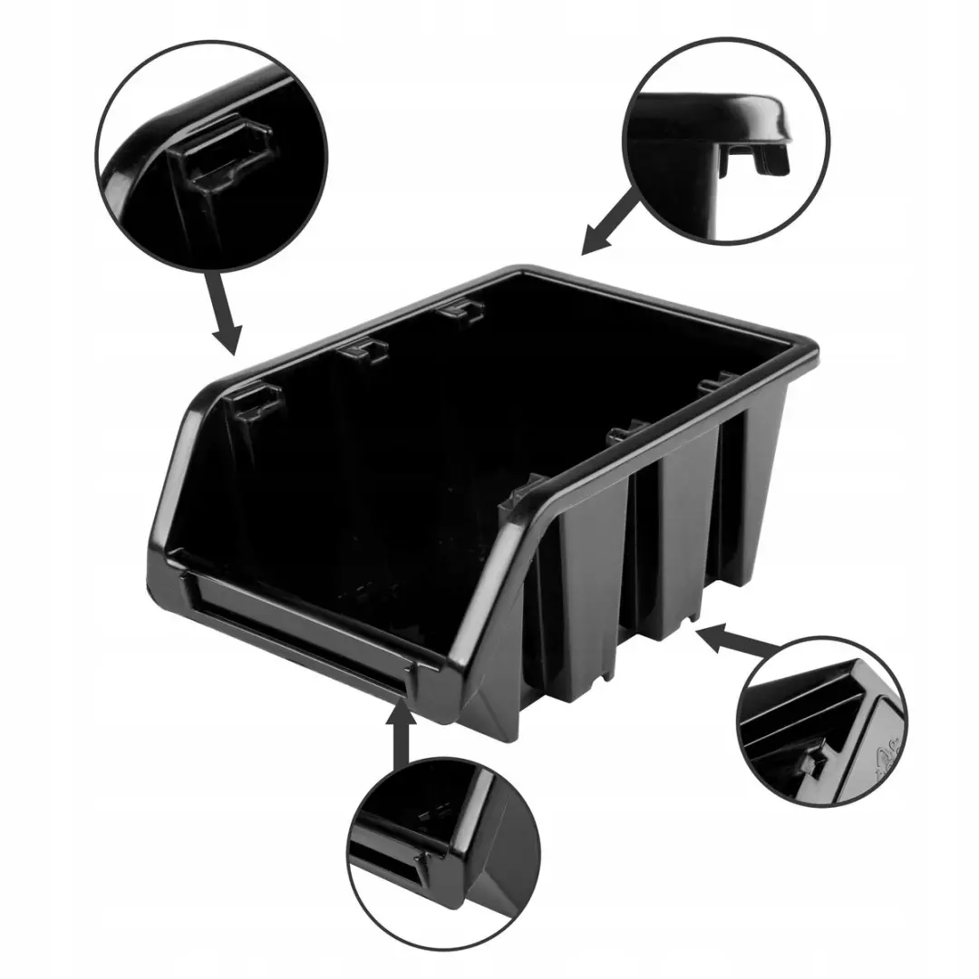Prosperplast Truck Serie Gereedschapsbak Zwart