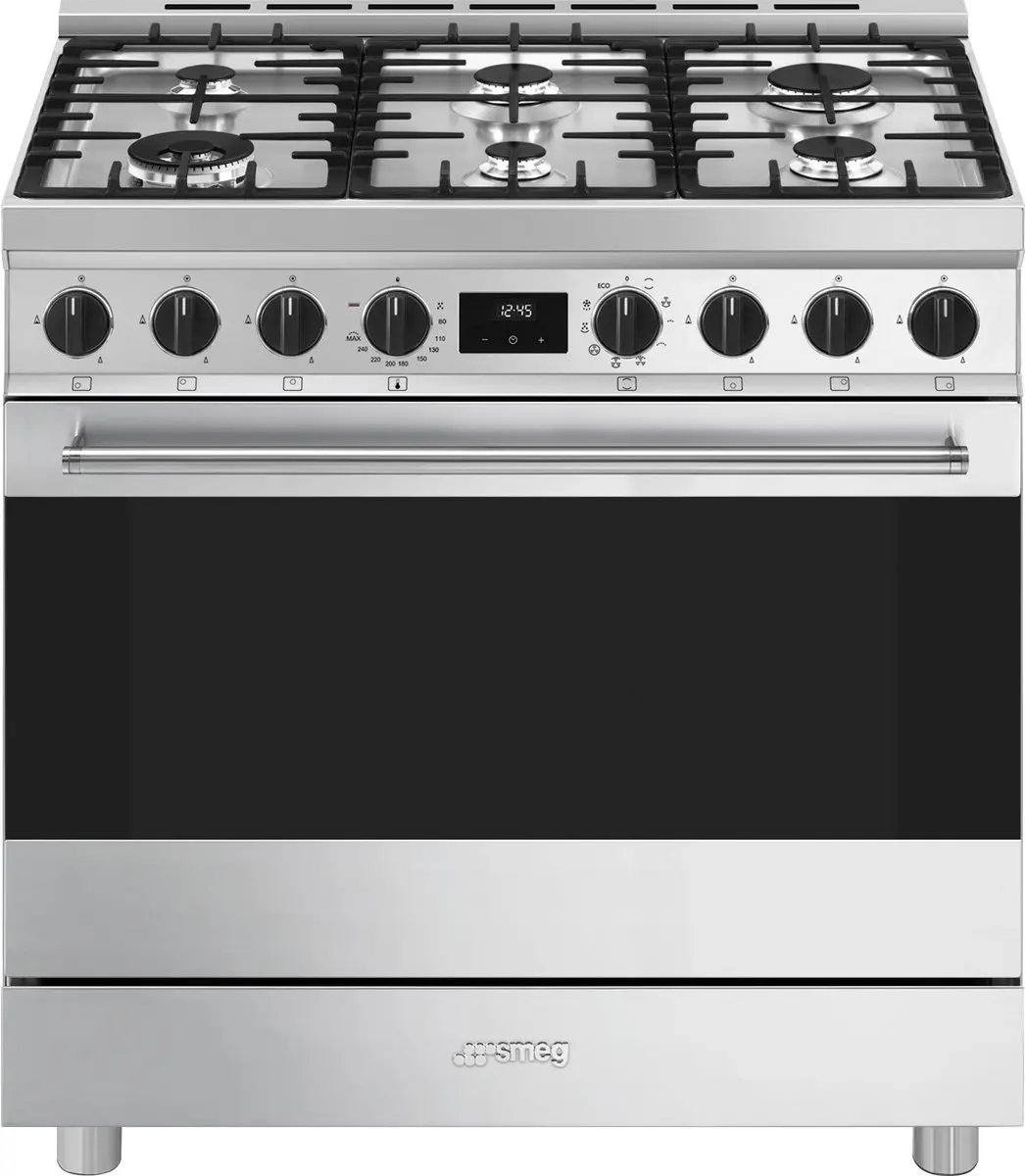 Smeg B91GMXNLK2 Gasfornuis 90cm