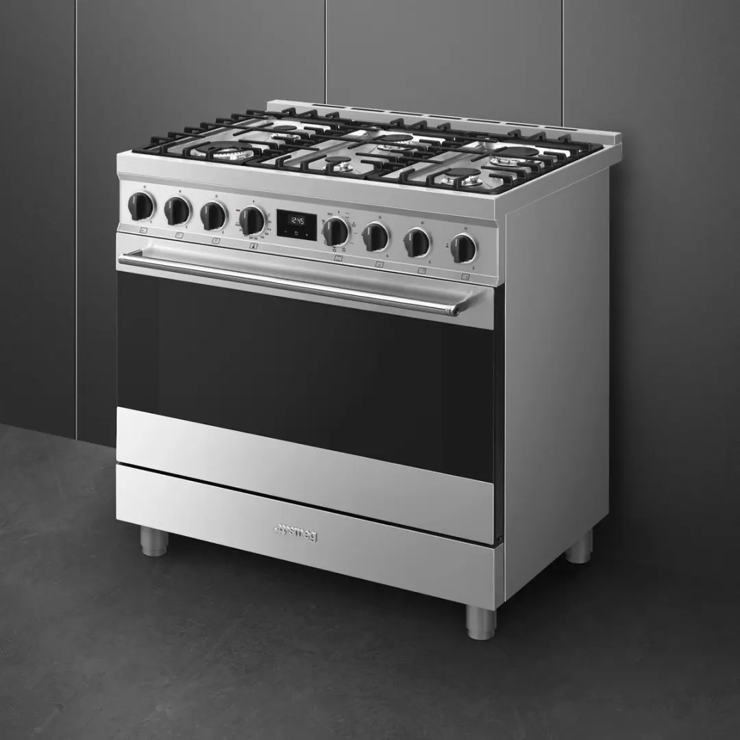 Smeg B91GMXNLK2 Gasfornuis 90cm - 6 Kookzones - RVS - afbeelding 6 van 6