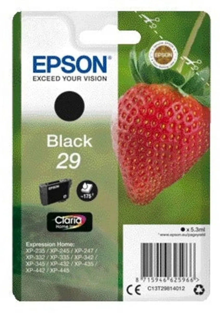 Epson 29 C13T29814010 Inktcartridge - Zwart