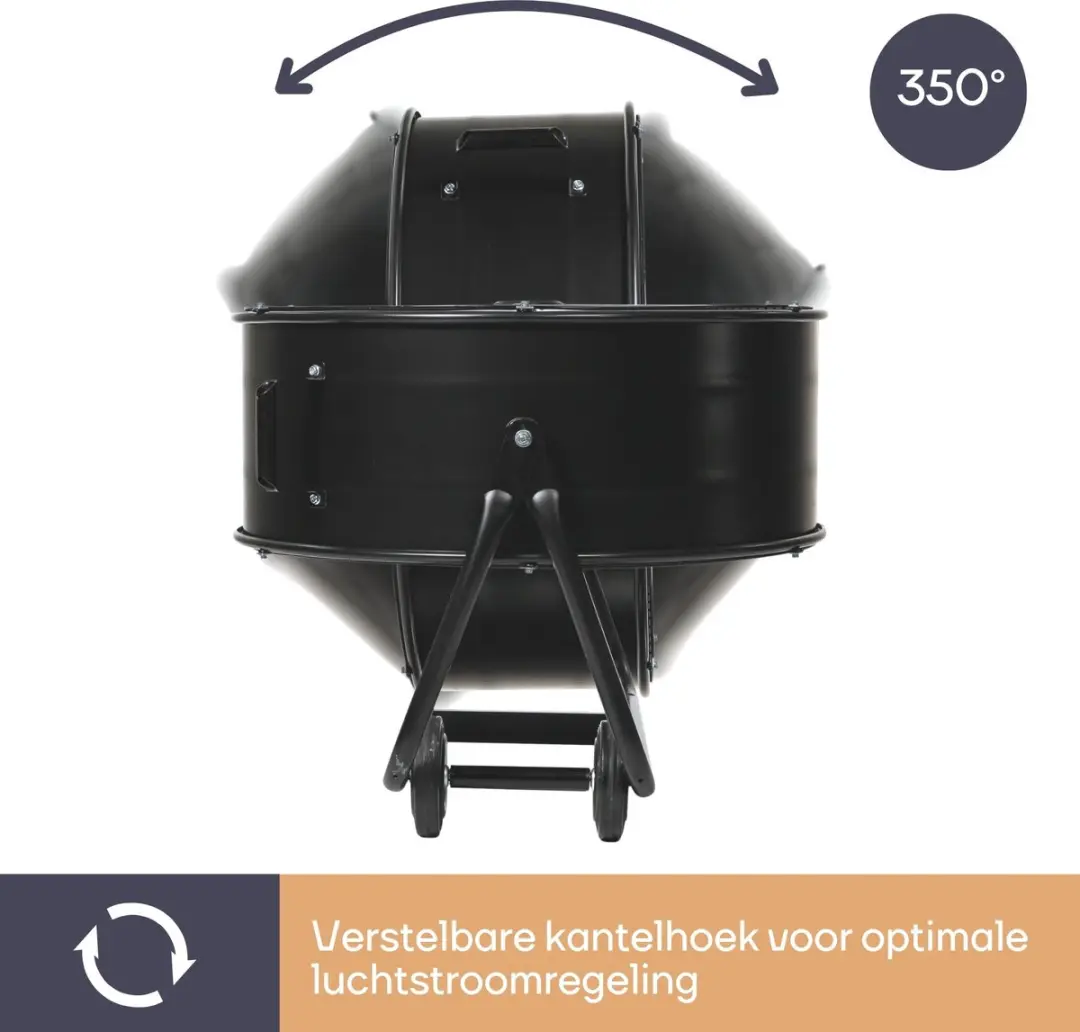 Perel Vloerventilator CFAN0475 - 75cm - 315W - Zwart