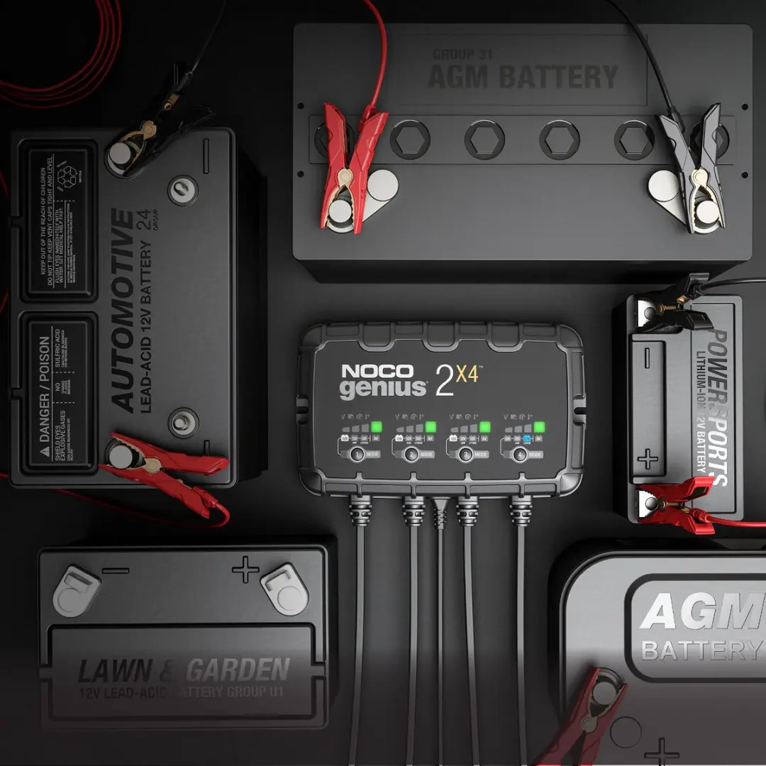 NOCO Genius 2X4 Acculader 8A - 6V & 12V