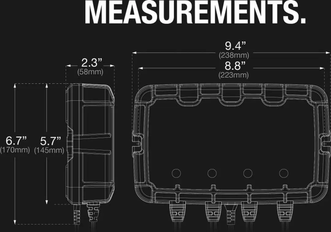 NOCO Genius 2X4 Acculader 8A - 6V & 12V