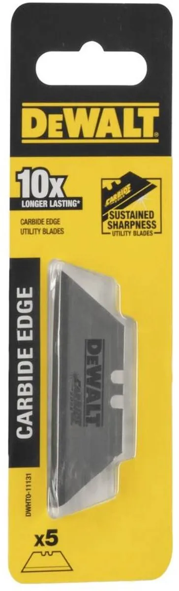 DeWalt DWHT0-11131 Carbide Trapeziumreservemesjes - 5 Stuks