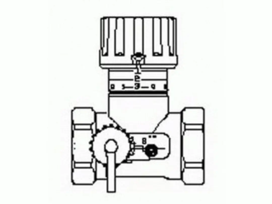 Danfoss USV-I 15 Strangregelventiel Rp 1/2 - Wit