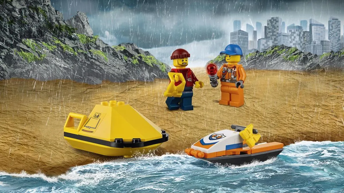 LEGO City Reddingswatervliegtuig 60164 - 141 Stukken