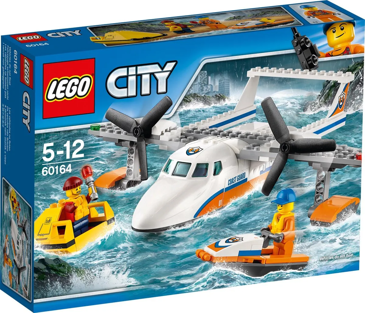 LEGO City Reddingswatervliegtuig 60164