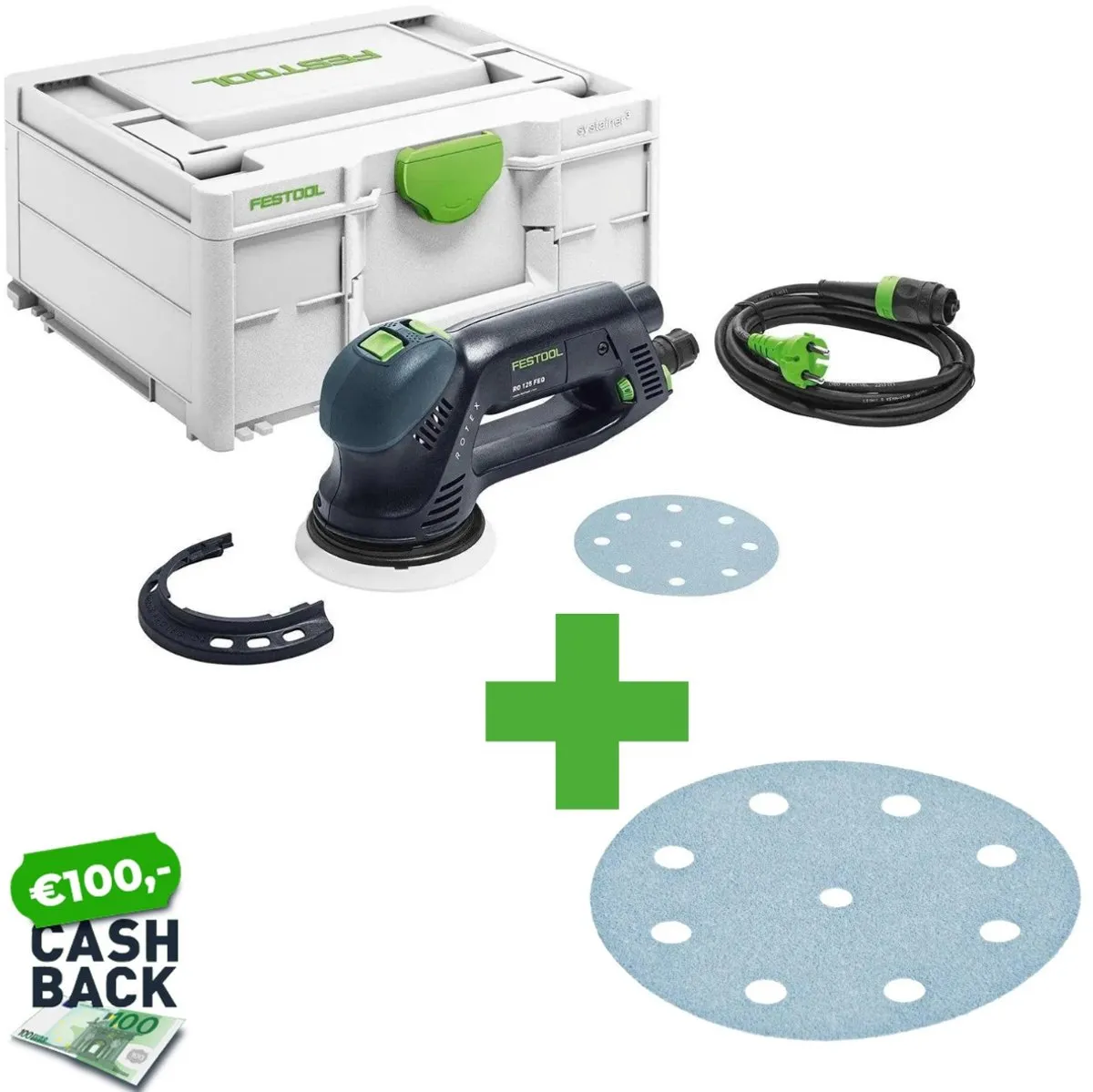 Festool RO 125 FEQ-Plus Excenterschuurmachine 576029 - afbeelding 6 van 6