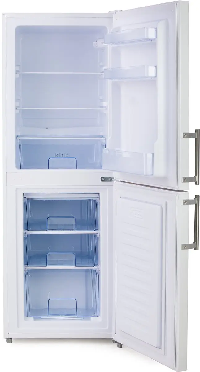 Domo DO91309C Koelvriescombi 138L - 93L koel/45L vries - Zilver