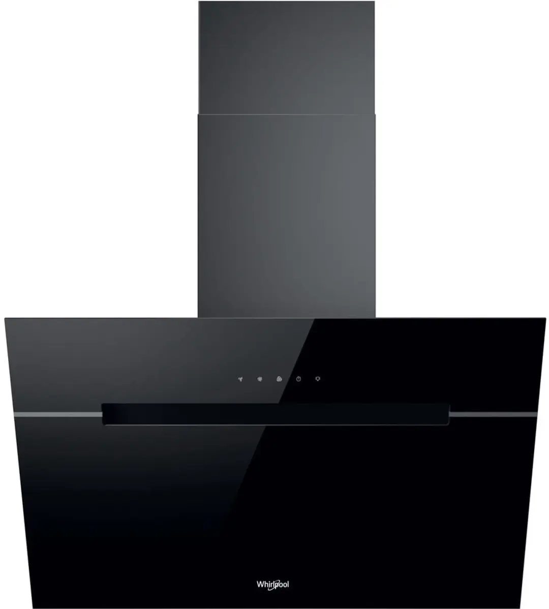 Whirlpool WHVP 62F LT SK Afzuigkap 495m³/u - Zwart