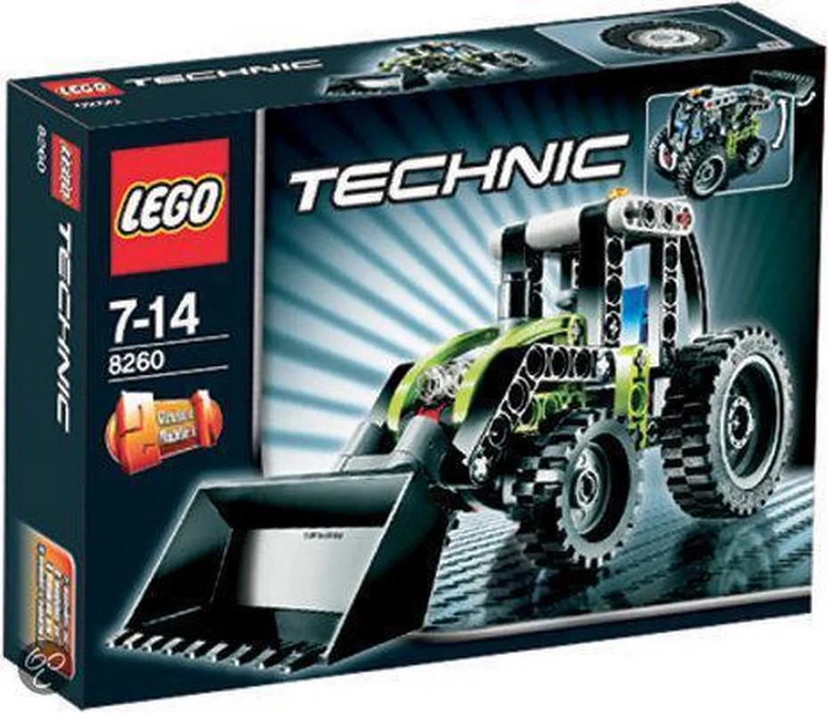 LEGO Technic Tractor 8260 - Multicolor - afbeelding 2 van 2