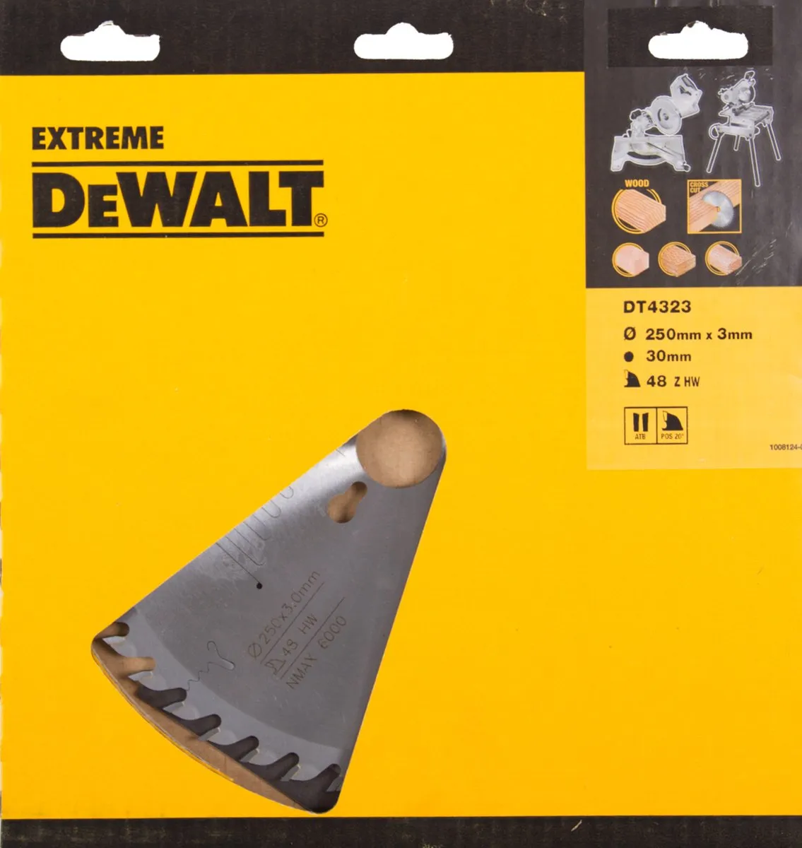 DeWalt DT4323 Extreme Cirkelzaagblad 250mm