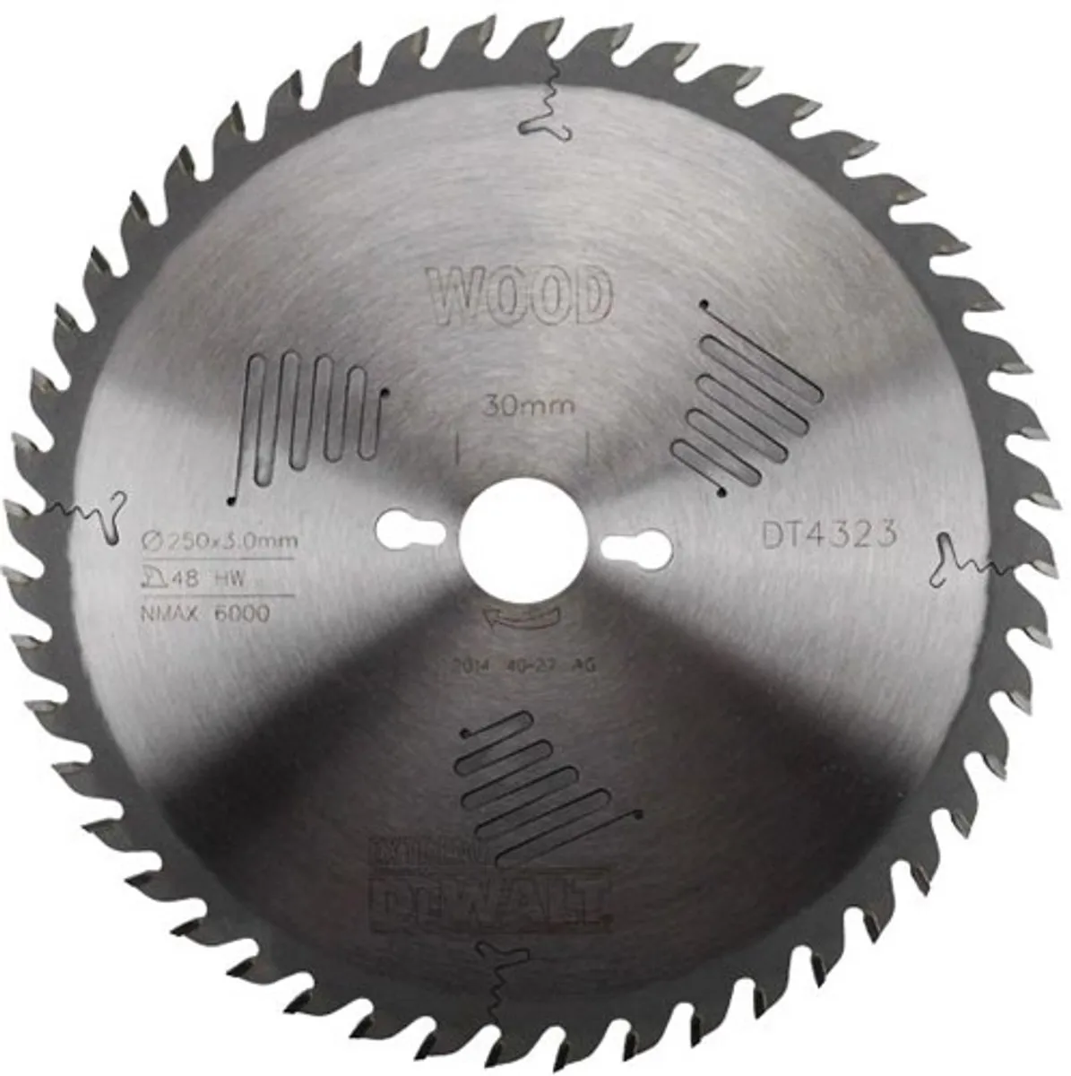DeWalt DT4323 Extreme Cirkelzaagblad 250mm - 48T