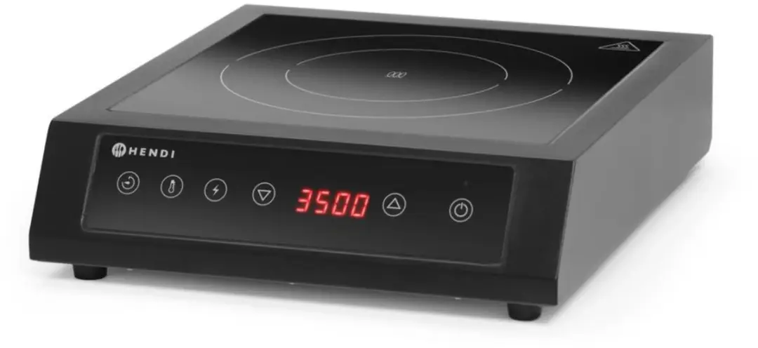 HENDI Inductiekookplaat 3500W - 15 standen - Zwart