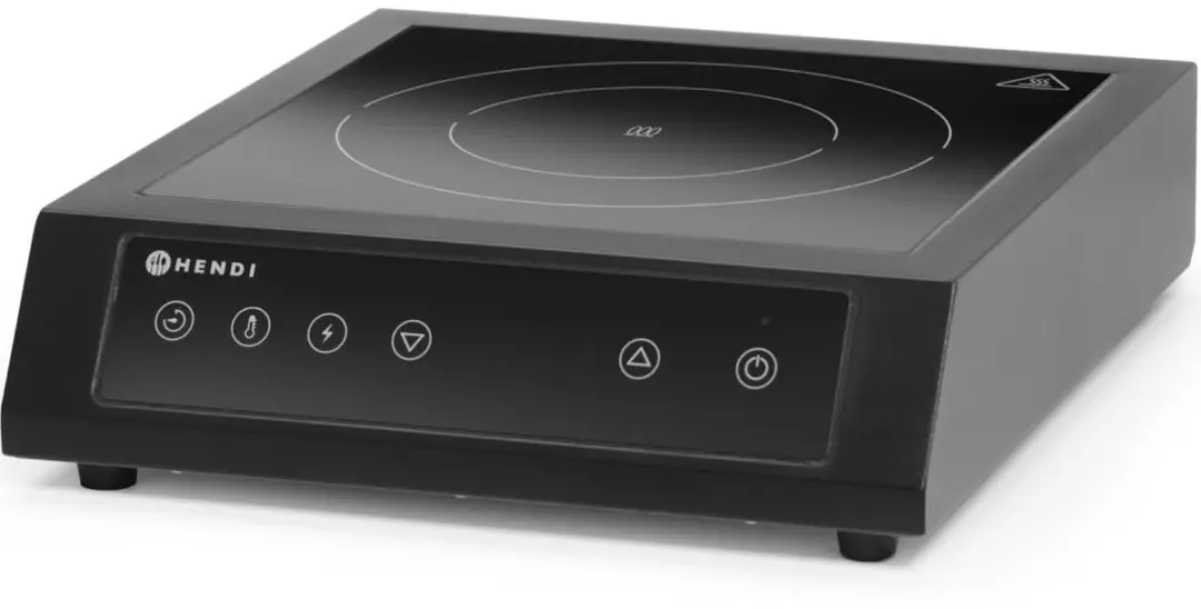 HENDI Inductiekookplaat 3500W - 15 standen - Zwart