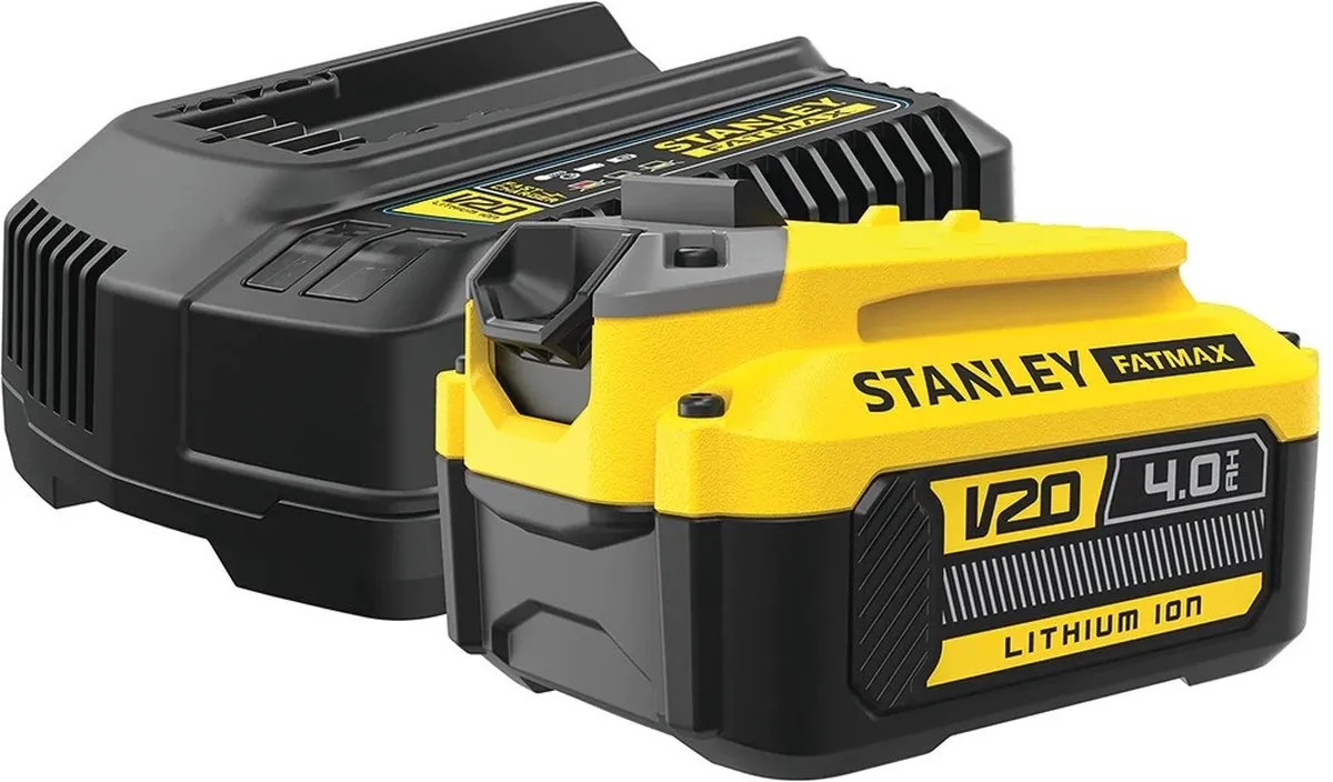 Stanley FatMax V20 SFMCB14M1-QW Startset 18V - 4.0Ah Accu - afbeelding 6 van 6