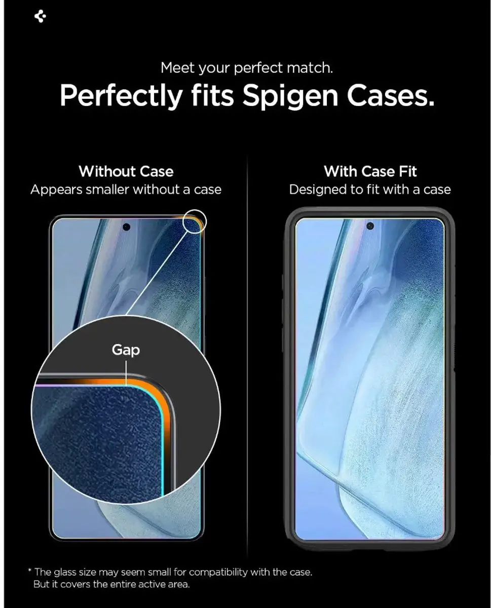 Spigen GLAS.tR EZ Fit Pro Antireflectiescherm - Samsung Galaxy S26 - 2 Stuks