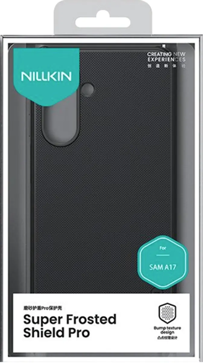 Nillkin Super Frosted Pro Bi-Material Hoesje - Samsung Galaxy A17 5G - Zwart