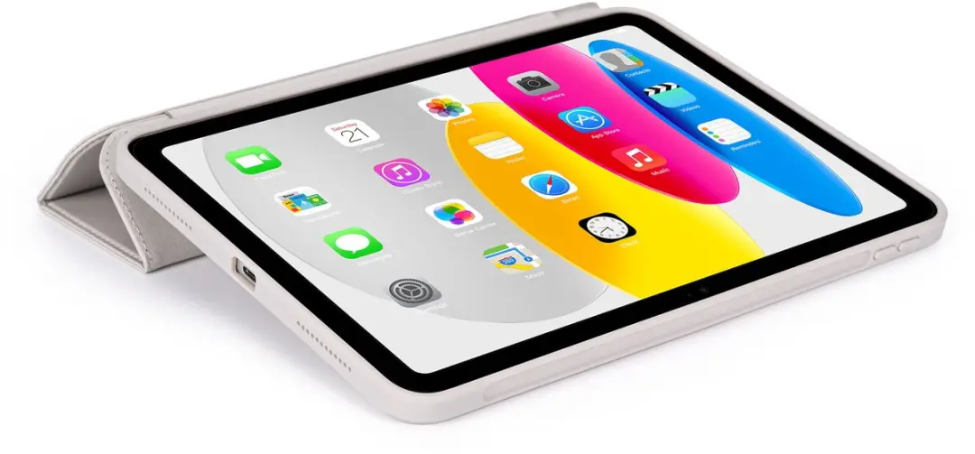 Decoded Textured Silicon Hoesje - iPad 10e Gen 10.9" - Clay