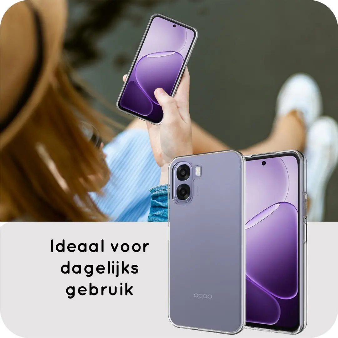 Just in Case Oppo A6X Hoesje Siliconen MOO2885KL0 - Transparant