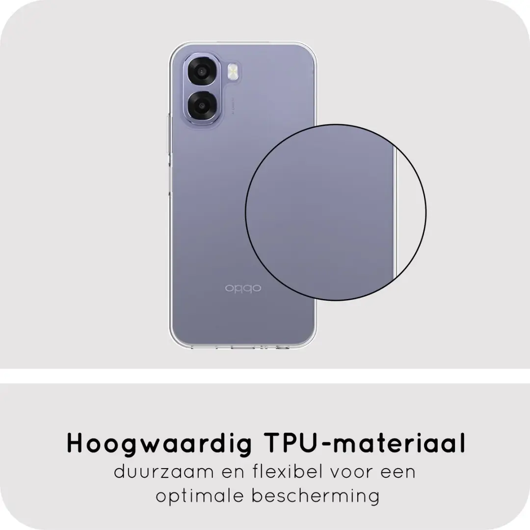 Just in Case Oppo A6X Hoesje Siliconen MOO2885KL0 - Transparant - afbeelding 6 van 6