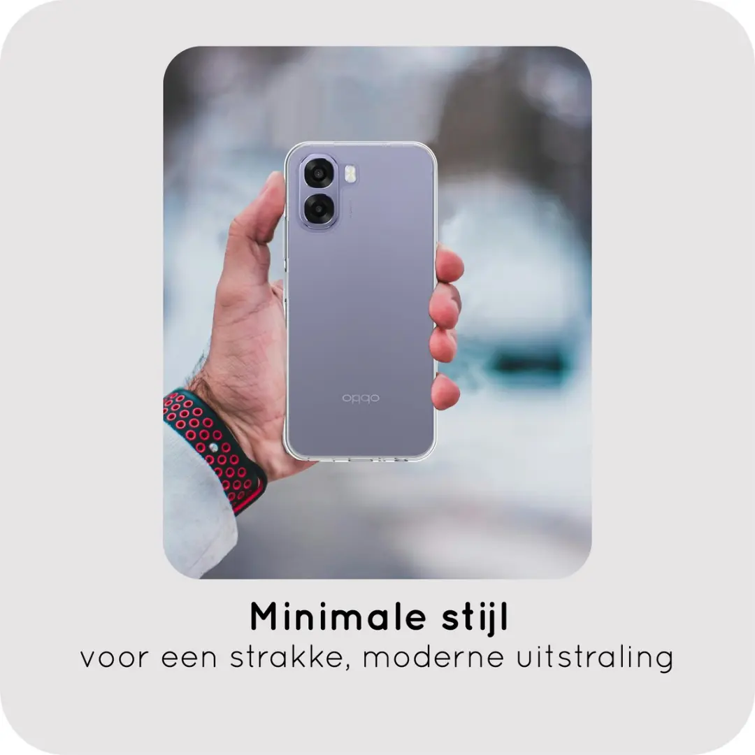 Just in Case Oppo A6X Hoesje Siliconen MOO2885KL0 - Transparant