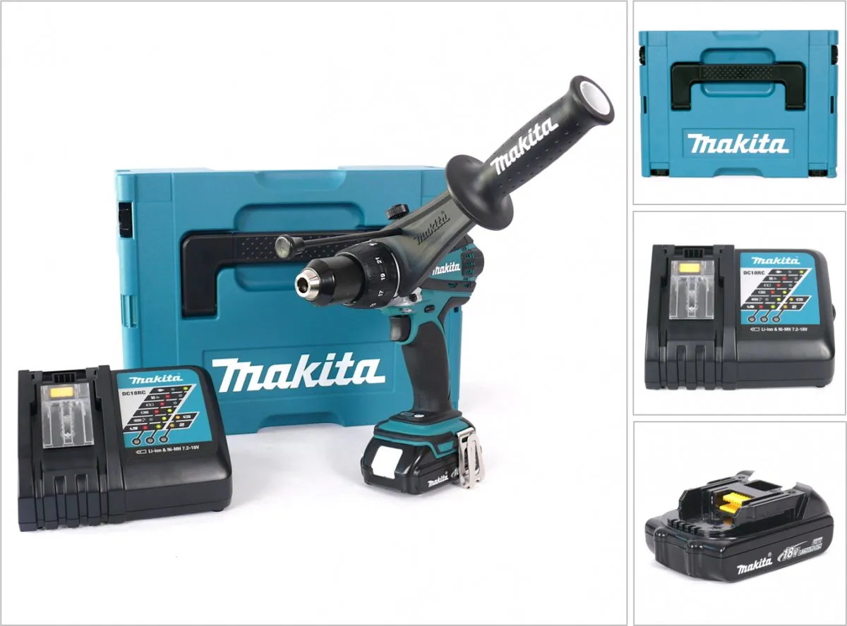 Makita DHP458Y1J-D Klopboormachine 18V