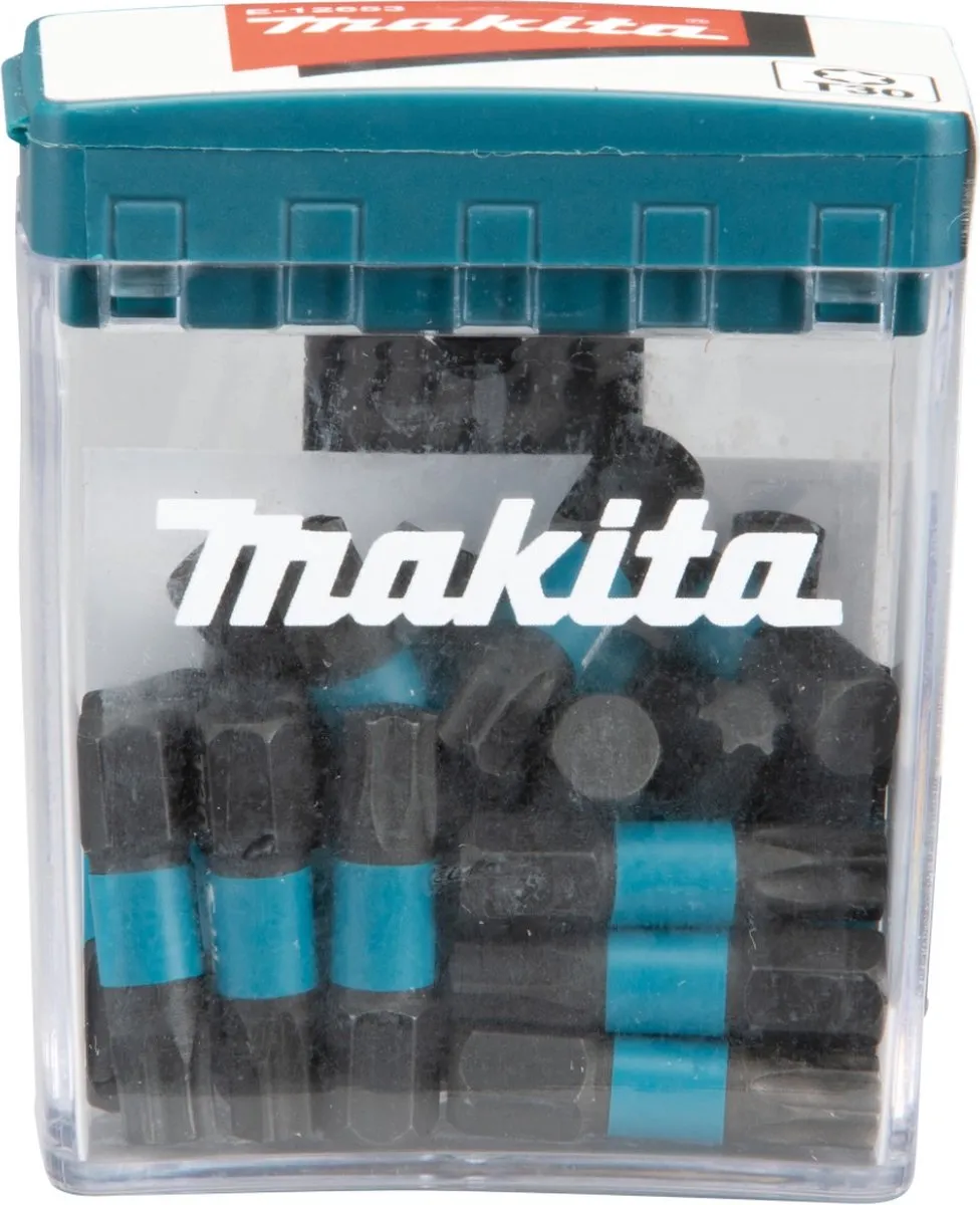 Makita E-12653 Slagschroefbit T30 25 Stuks