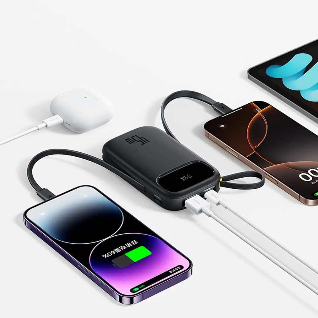 Baseus EnerFill FC31 Powerbank 10000mAh 45W - Zwart