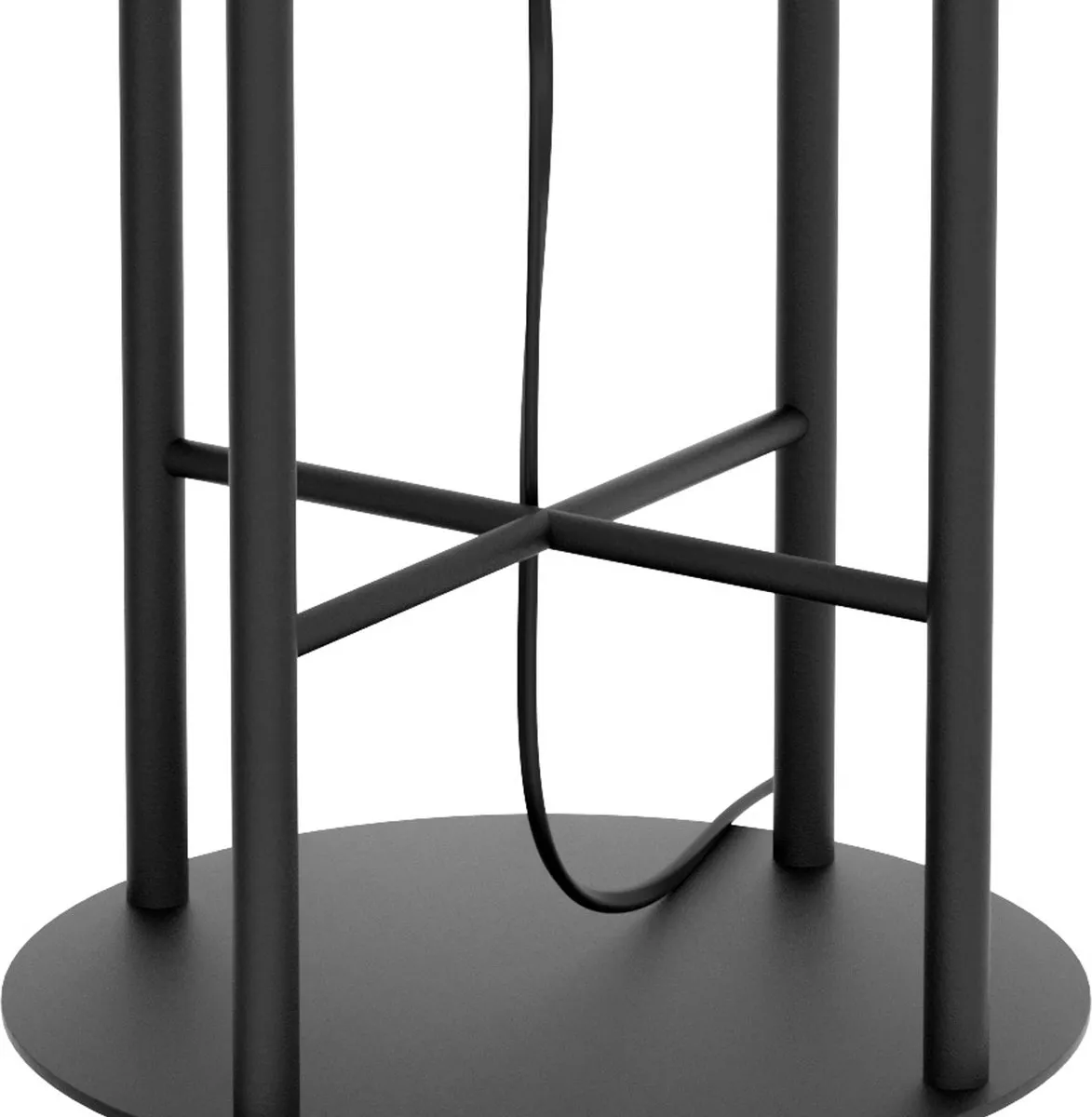 Eglo Glastonbury Tafellamp E27 - Ø20,5cm - Zwart