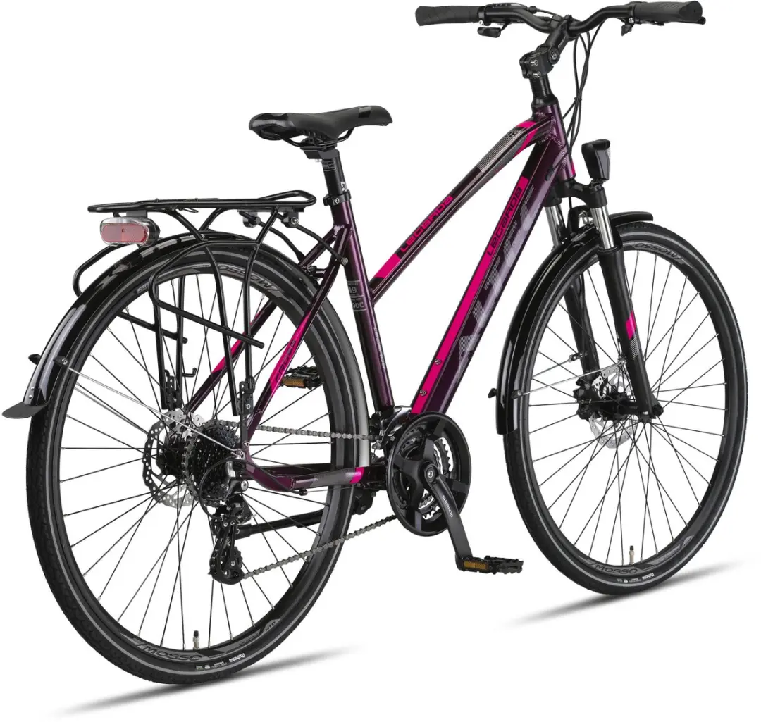 Altec Legarda Damesfiets 28 Inch 49cm - 24V Hydraulische Schijfrem - Paars