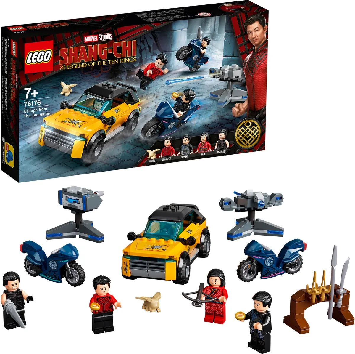 LEGO Marvel Shang-Chi 76176 Ontsnappen uit De Tien Ringen - 2 Minifiguren