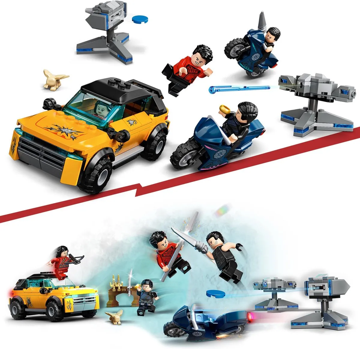 LEGO Marvel Shang-Chi 76176 Ontsnappen uit De Tien Ringen - 2 Minifiguren