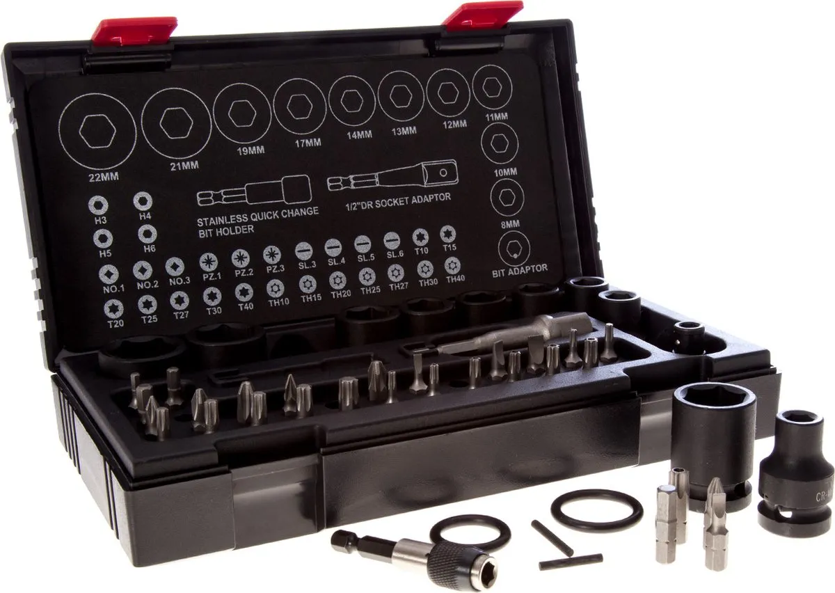 Hikoki 752500 Krachtdoppenset 41-delig