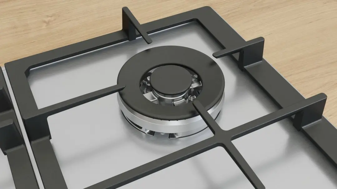 Bosch Serie 6 PCH6A5I90 Inbouw Gaskookplaat 4-Pits - Roestvrij Staal