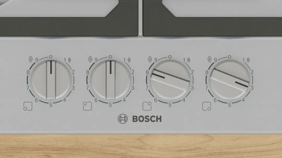 Bosch Serie 6 PCH6A5I90 Inbouw Gaskookplaat 4-Pits - Roestvrij Staal